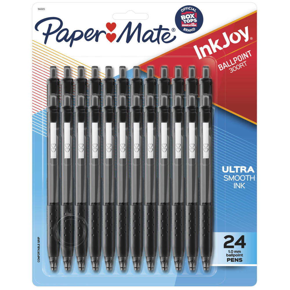 PEN,INKJOY,300RT,24/PK,BK